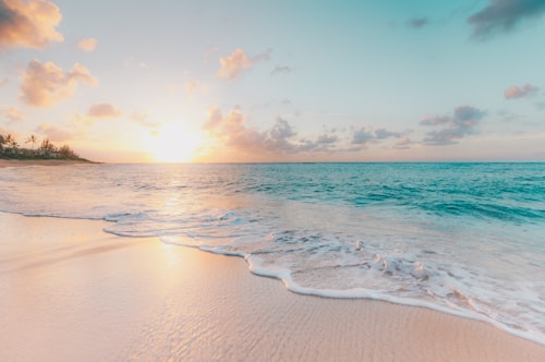 Atardecer en la playa